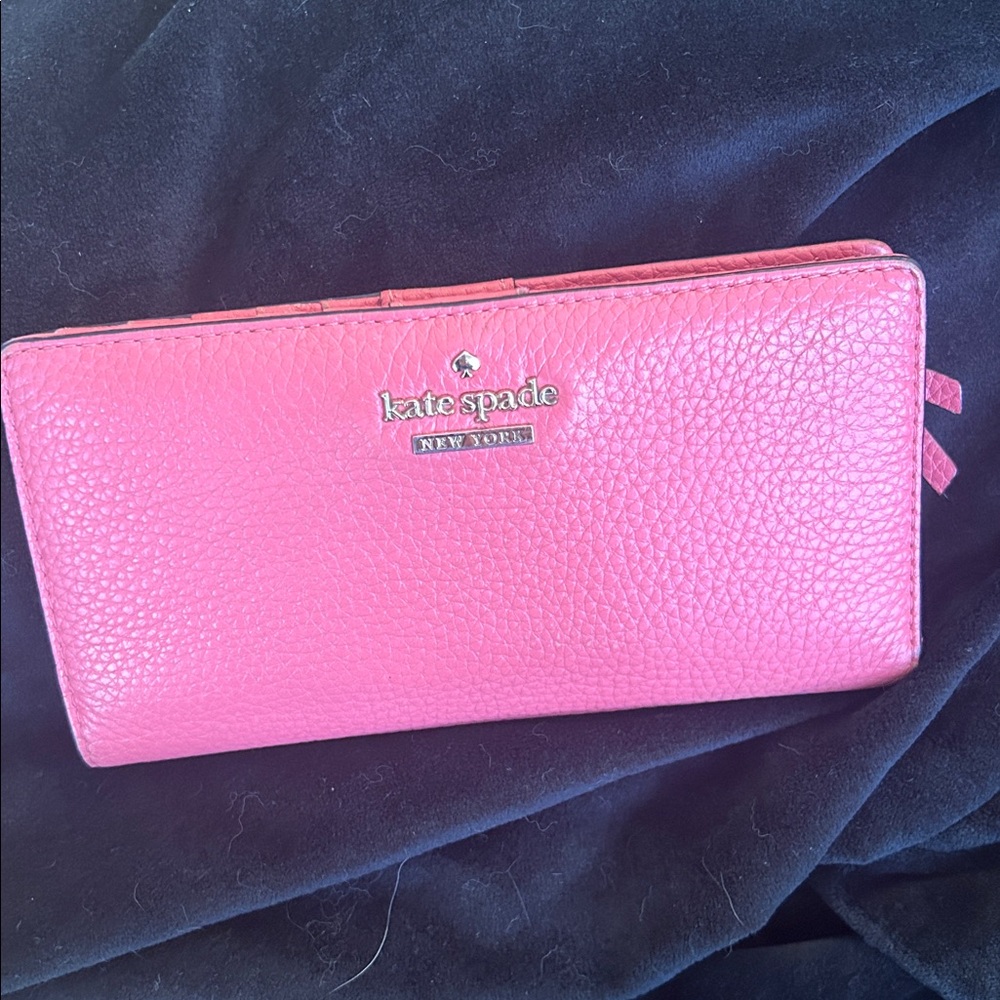 Kate Spade Coral Leather Wallet